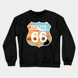 Route 66 Sign Crewneck Sweatshirt